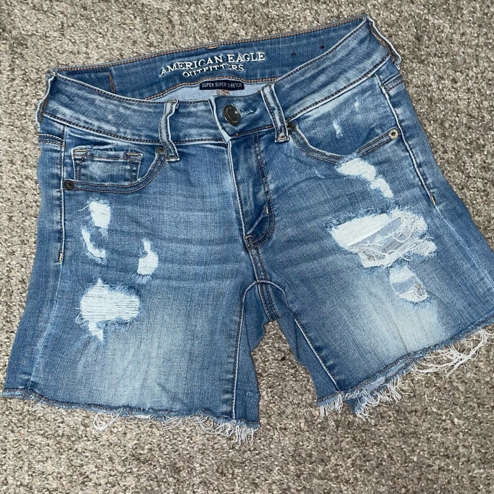 Women American Eagle MIDI Shorts